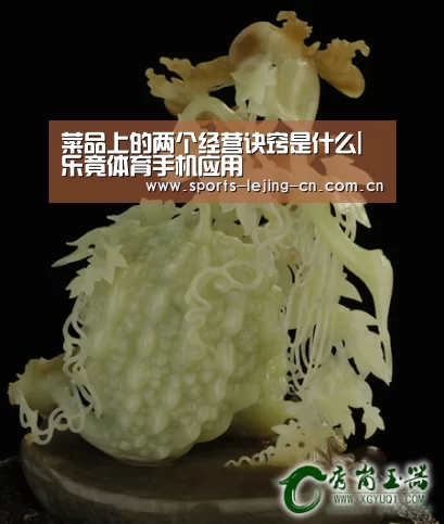 菜品上的两个经营诀窍是什么| 乐竟体育手机应用(图2) 乐竟体育手机应用